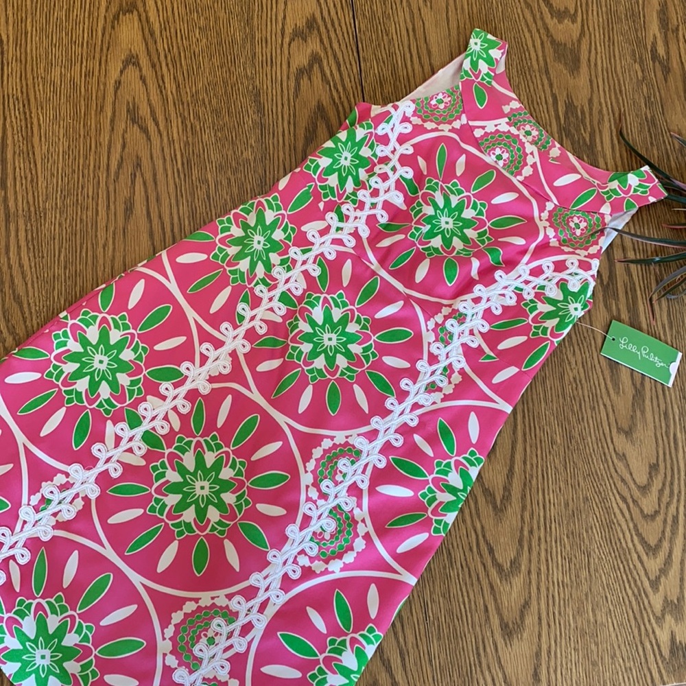 NWT Lilly Pulitzer women silk dress